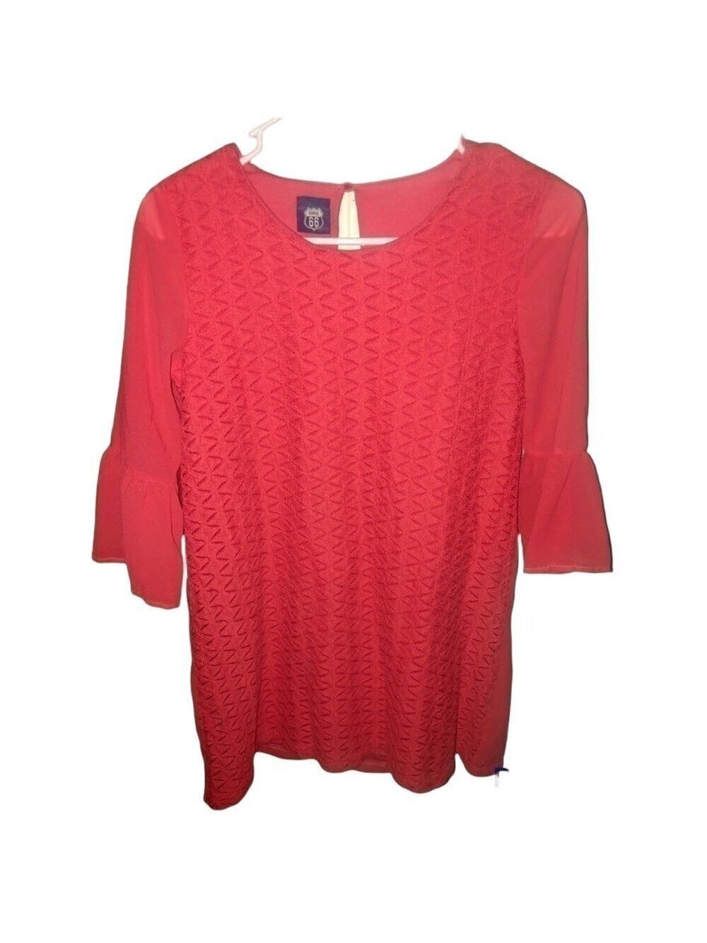 Route 66 Brand Tunic Shirt/Dress Bell Sleeves